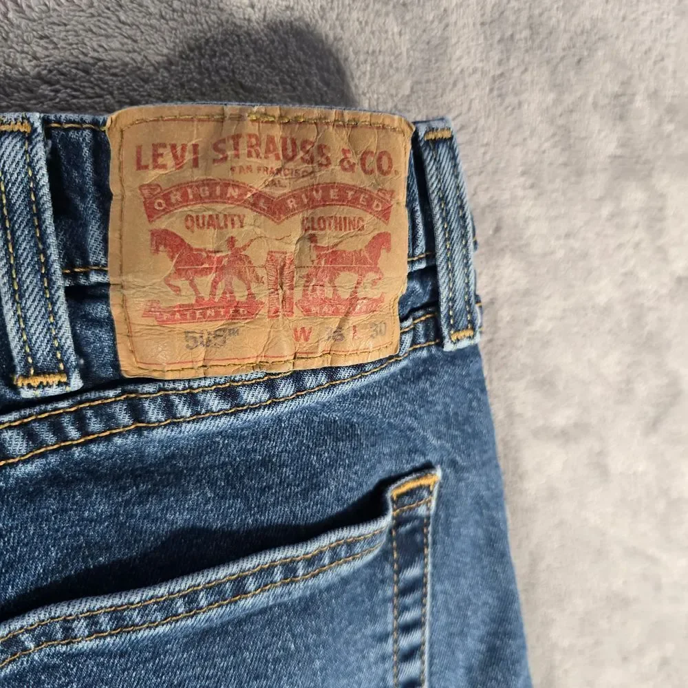 Levi's Classic Straight Leg Denim Jeans Vintage Style Medium Wash‎ W36 L30